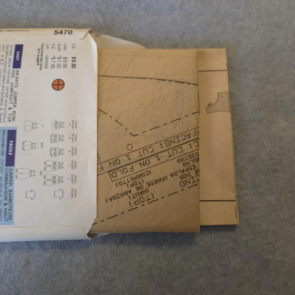 Butterick 5470 sewing